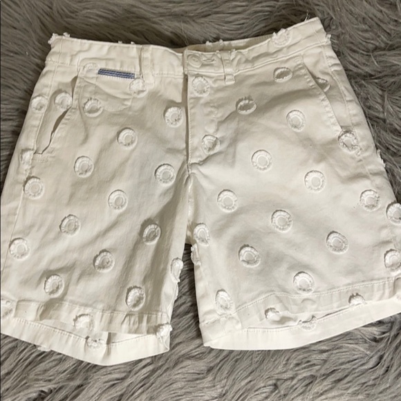 New Chino Anthropologie Embroidered shorts - Picture 2 of 7